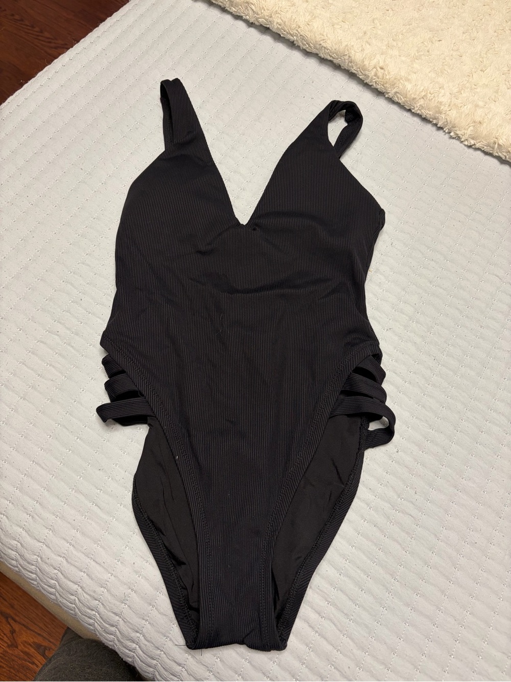 Black One-Piece Bathing Suit